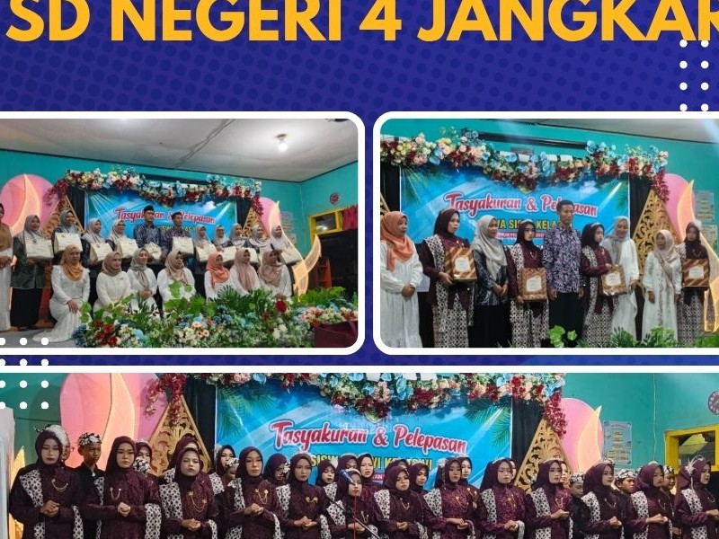 TASYAKURANDAN PISAH KENANG SISWA - SISWI SD NEGERI 4 JANGKAR